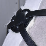 Muserolle Mexique noire rembourrée