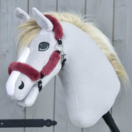 Licol en fourrure Teddy Marron bordeaux