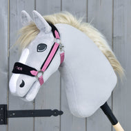 Licol en fourrure LarDen rose