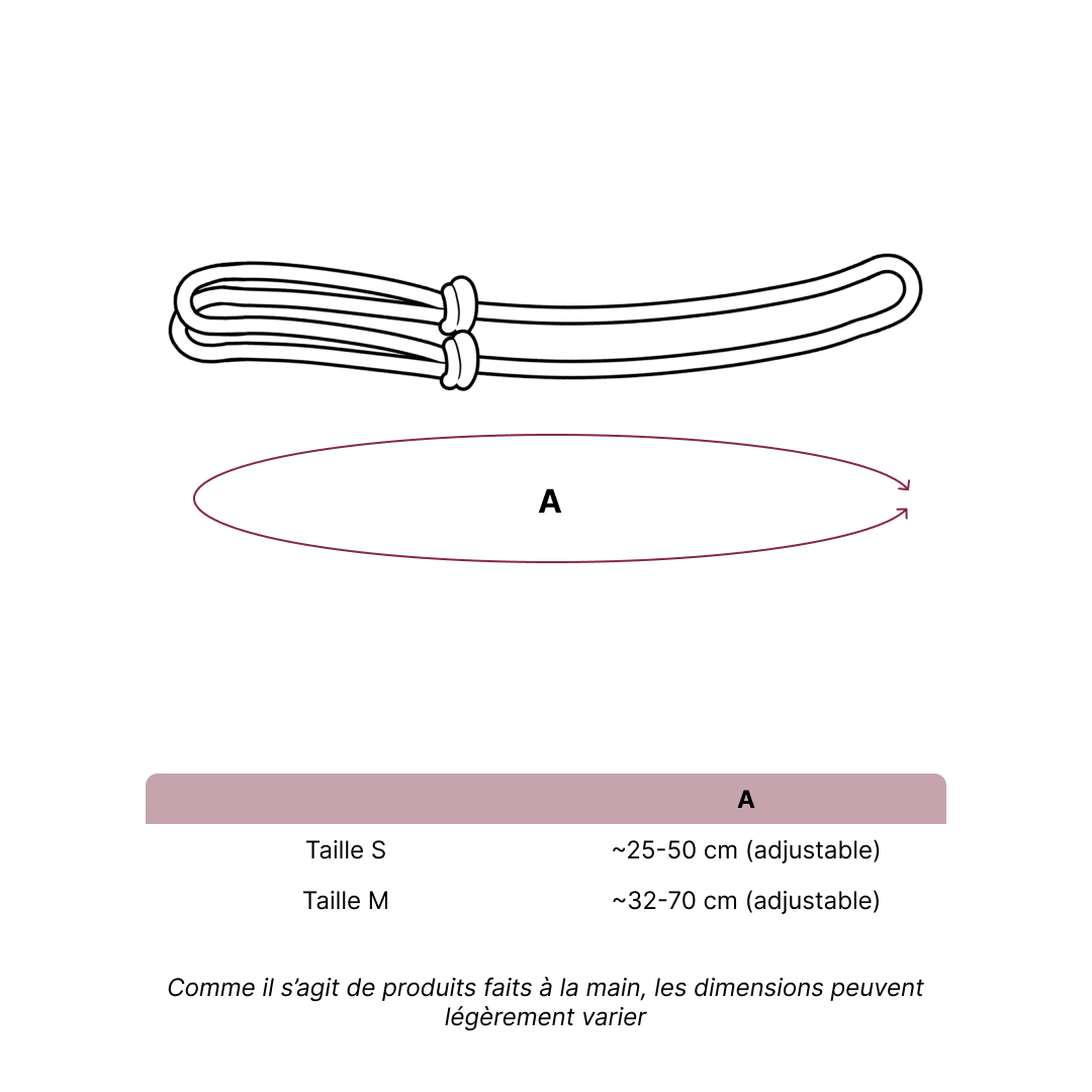 Size guide – Cordeo XS – FR