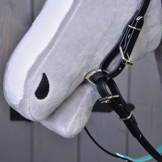 Complete bridle without noseband turquoise