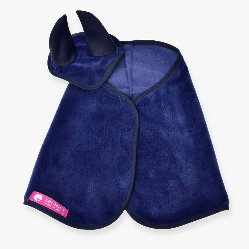 Ensemble Bleu Foncé (bonnet d'oreille + couverture)
