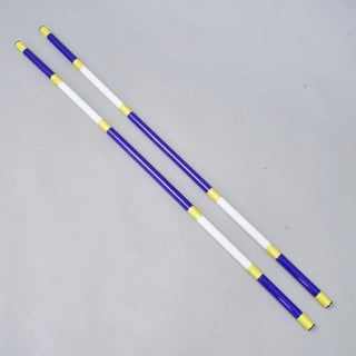 Jump pole blue-white 2 pcs