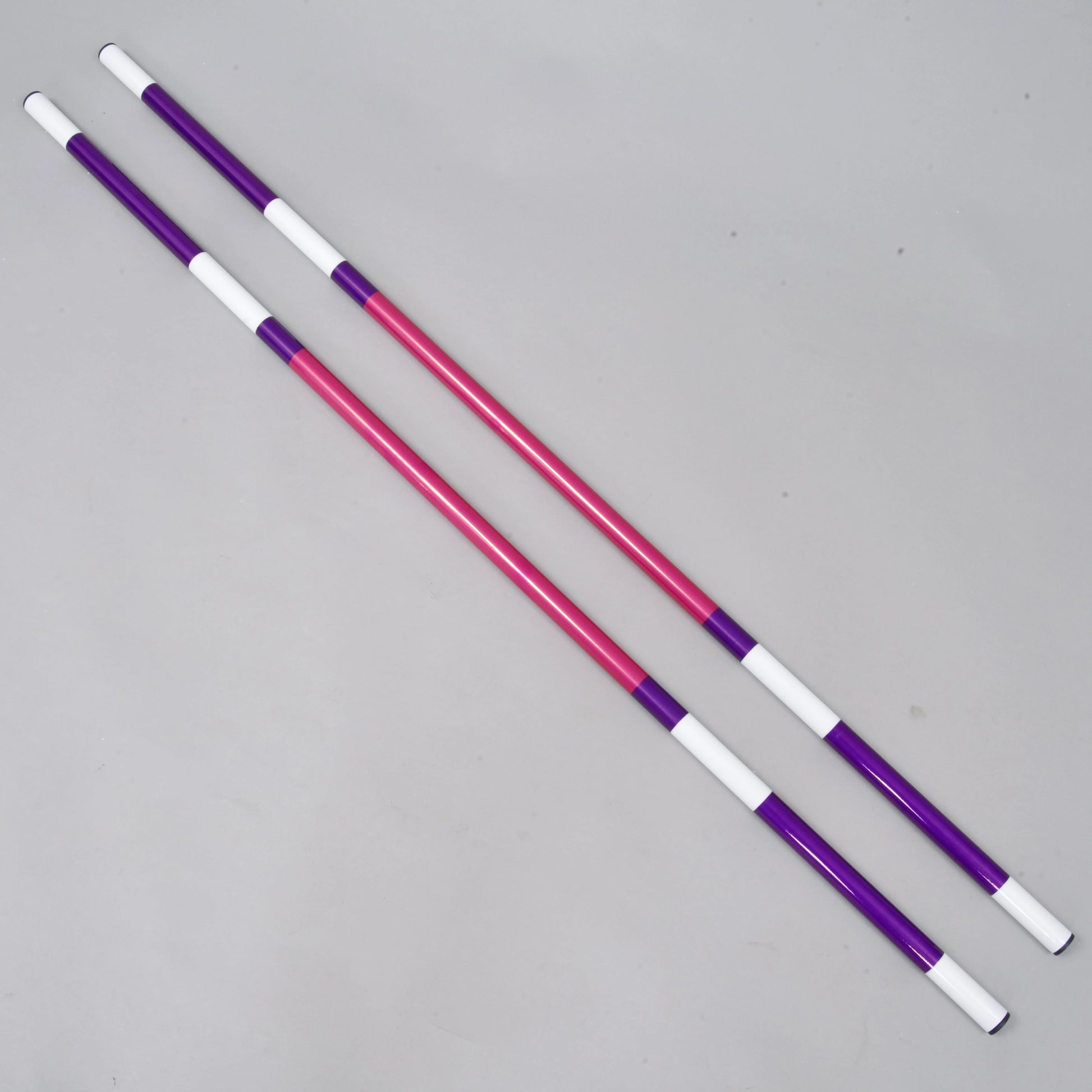 Barre d’obstacle rose-violet 2 pcs