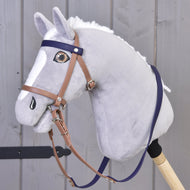 Bride complète avec muserolle Marron Violet