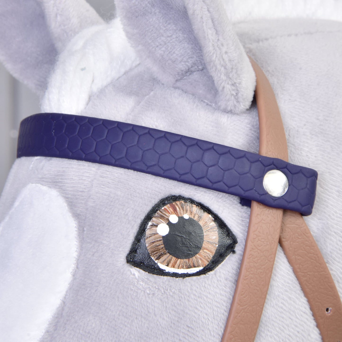 Bride complète avec muserolle Marron Violet