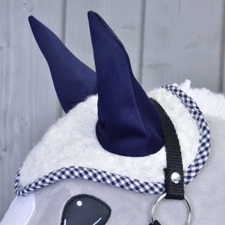 Bonnet d’oreilles cube bleu