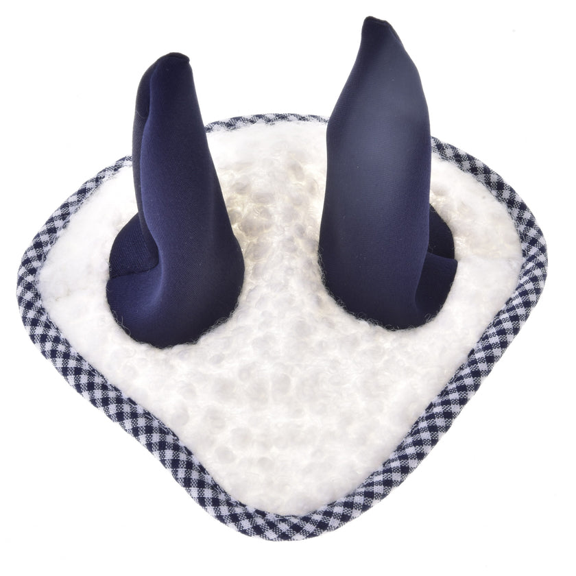 Bonnet d’oreilles cube bleu