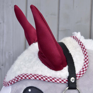Bonnet d’oreilles cube rouge