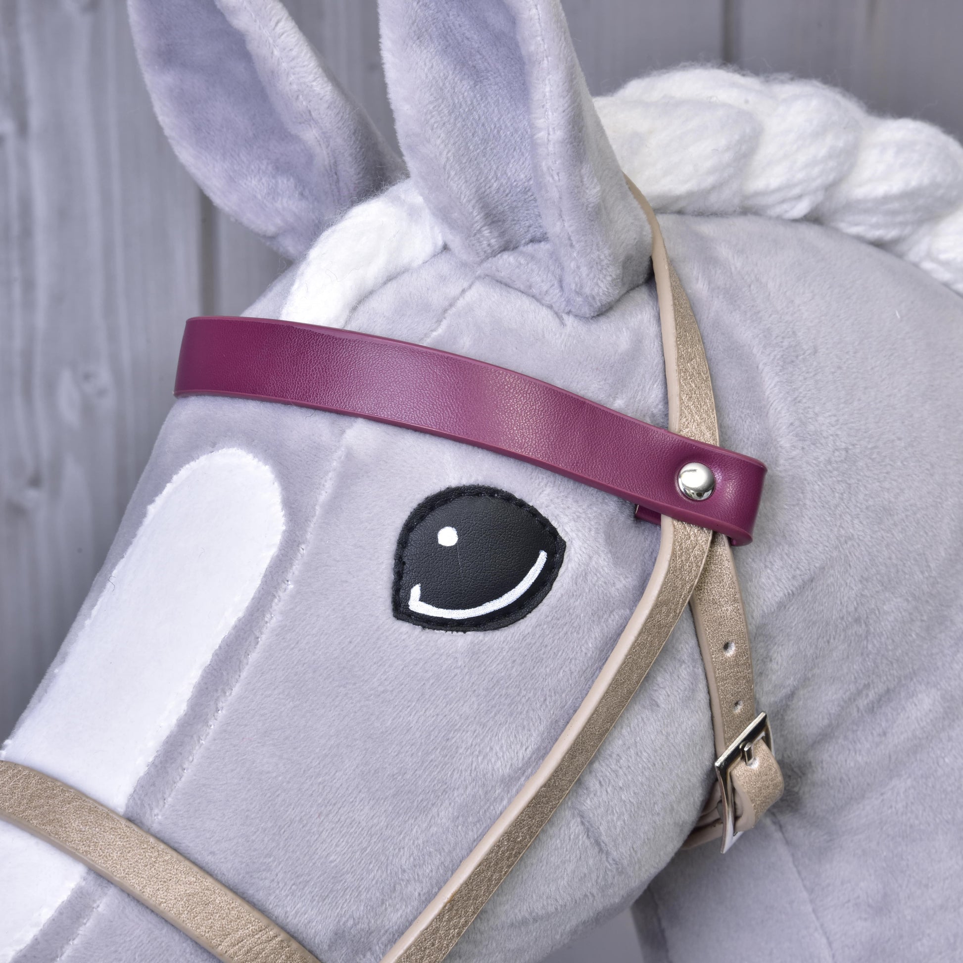 Ensemble similicuir Bordeaux - bride, rênes et martingale