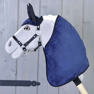 Ensemble Bleu Foncé (bonnet d'oreille + couverture)