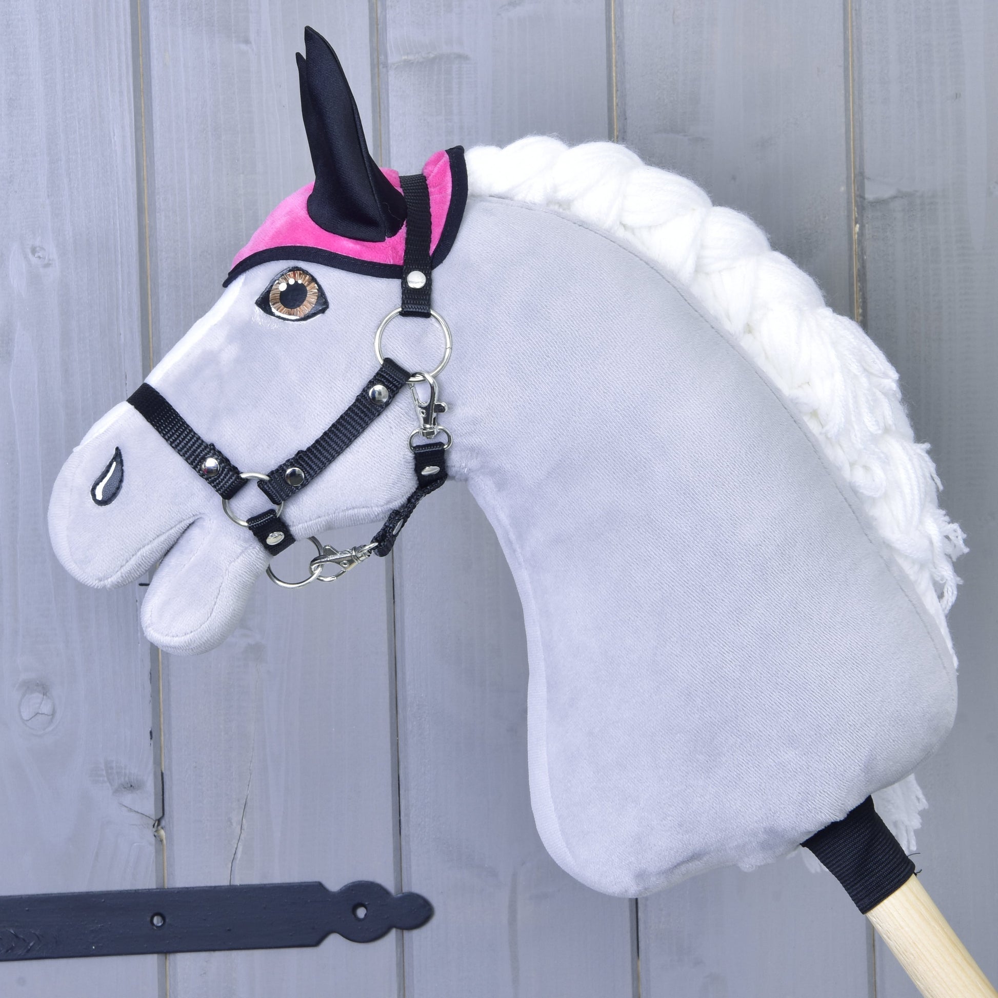 Ensemble Rose Fuchsia (bonnet d'oreilles + couverture)