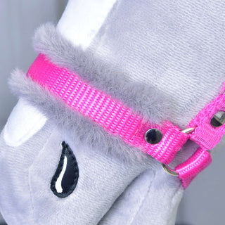Licol rose avec fourrure