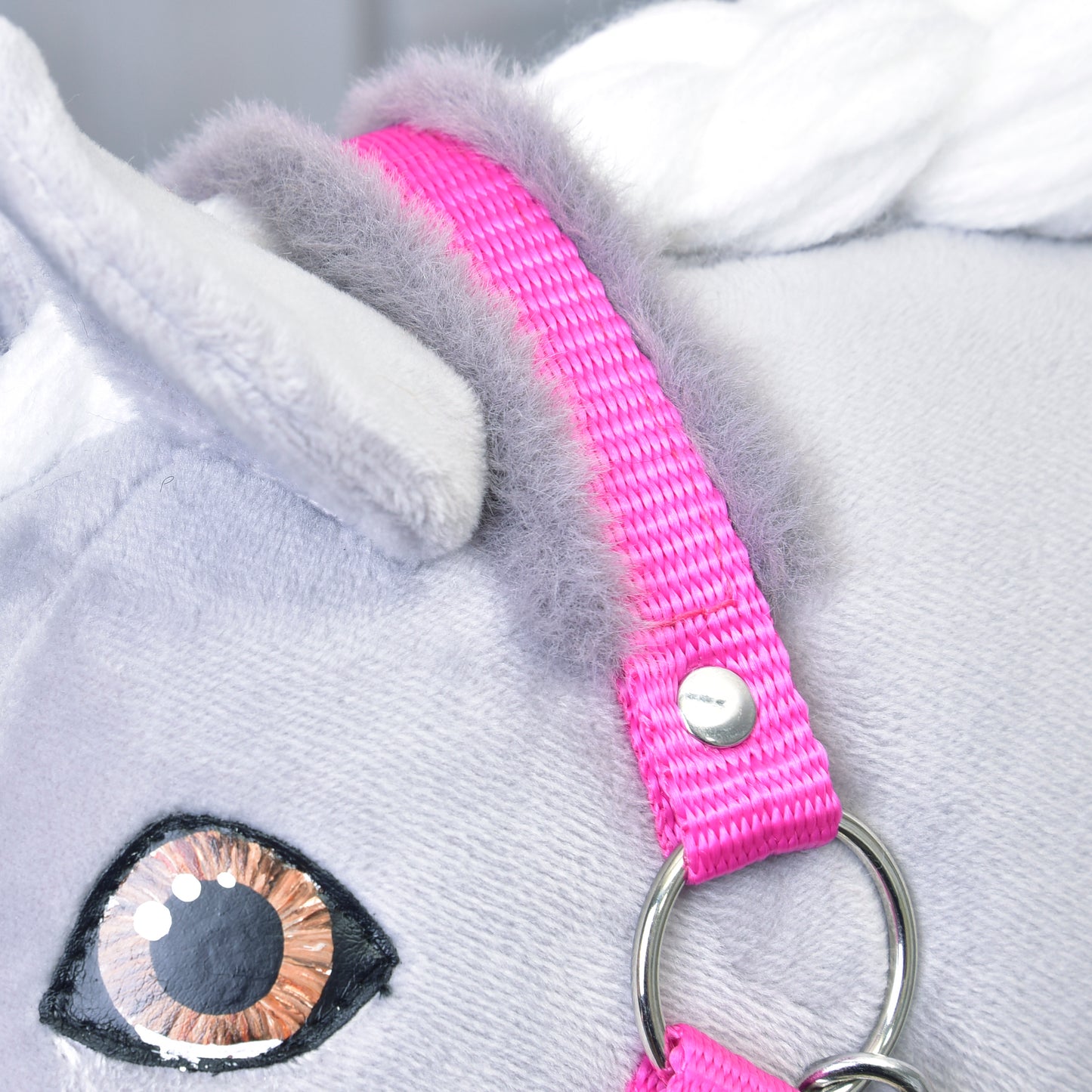 Halter pink with fur 3