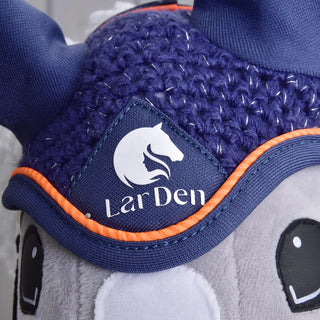 Bonnet d’oreilles au crochet Bleu Sport