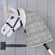 Couverture d'écurie à petits carreaux fins