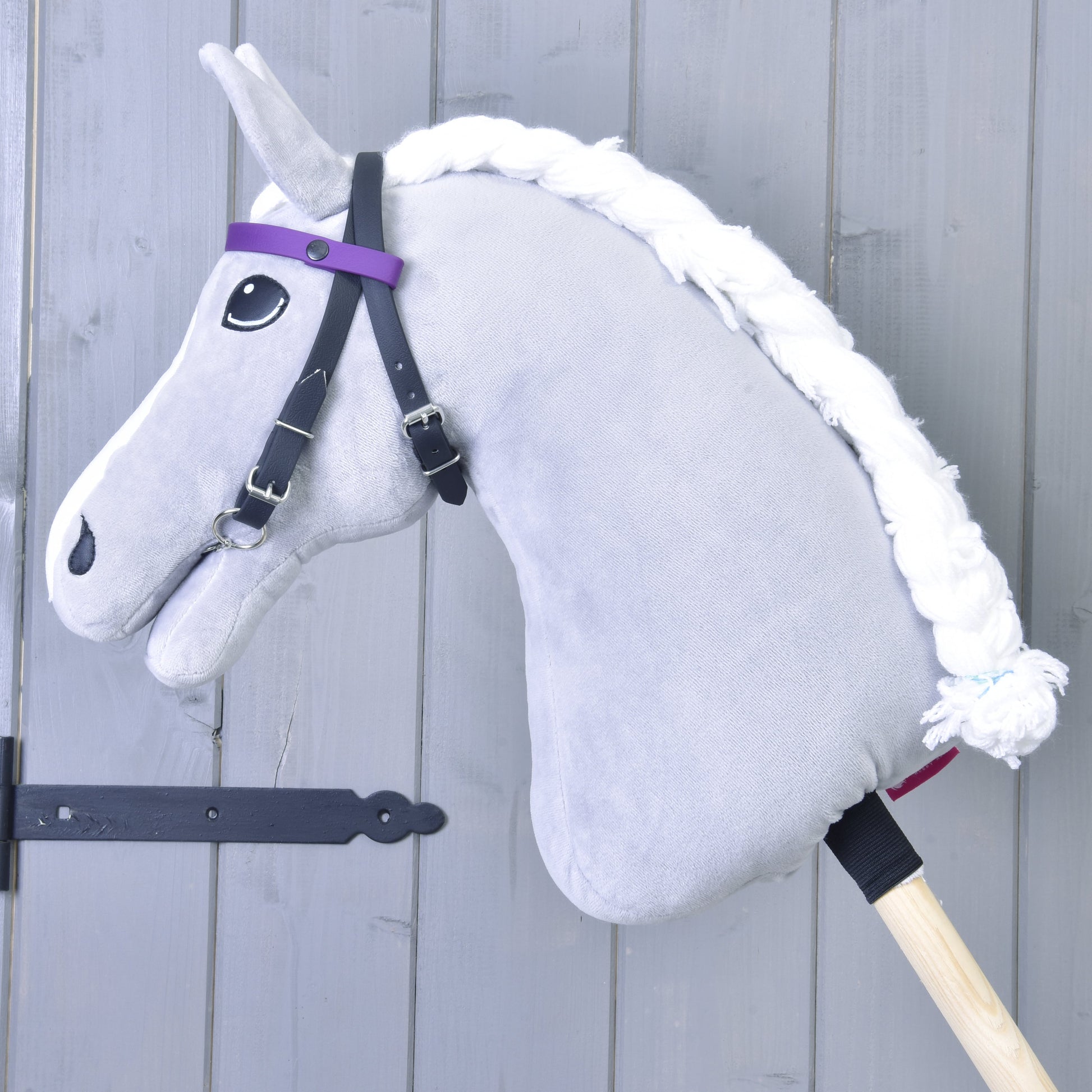 Bride avec 2 bandeaux violets (taille M)