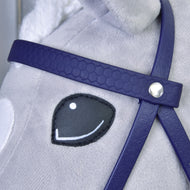 Bride complète avec muserolle Violet foncé