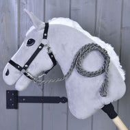 Hobby Horse - Knitted Lead Rope Graphite