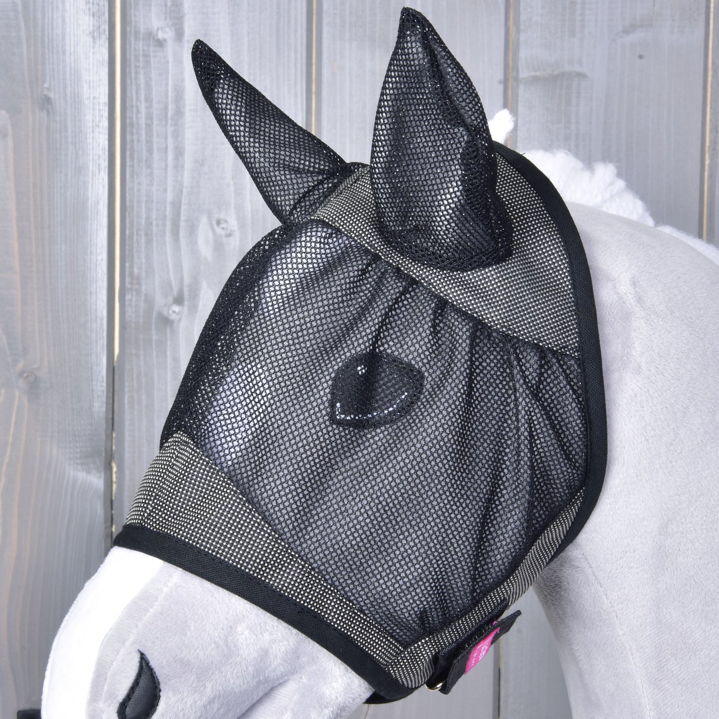 Fly Mask De Luxe Grey