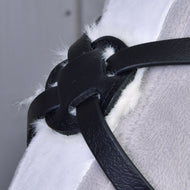 Muserolle Mexique noire rembourrée