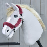 Licol en fourrure Teddy Marron bordeaux