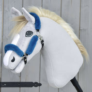 Licol en fourrure Teddy pétrole