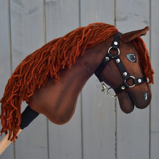 Hobby Horse Rebel with Black Halter - size XS