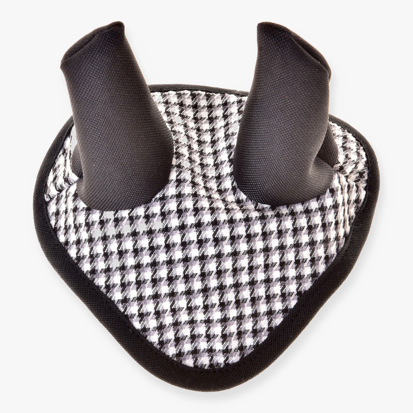 Bonnet d’oreilles anglais noir à carreaux