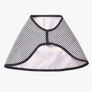 Blanket english black plaid double-sided