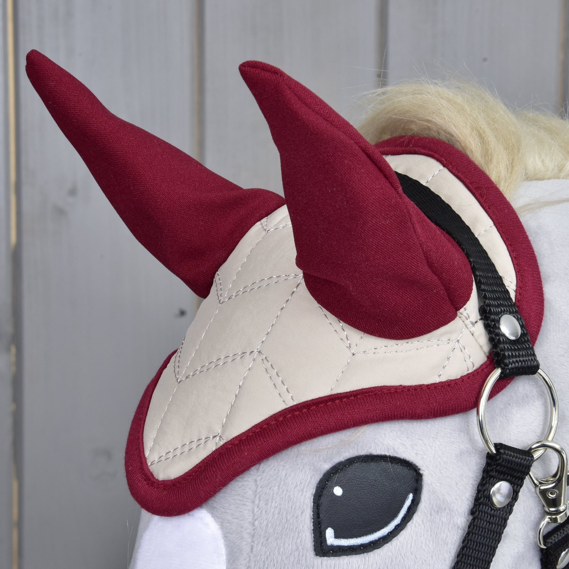 Bonnet d'oreilles Étoile Bordeaux