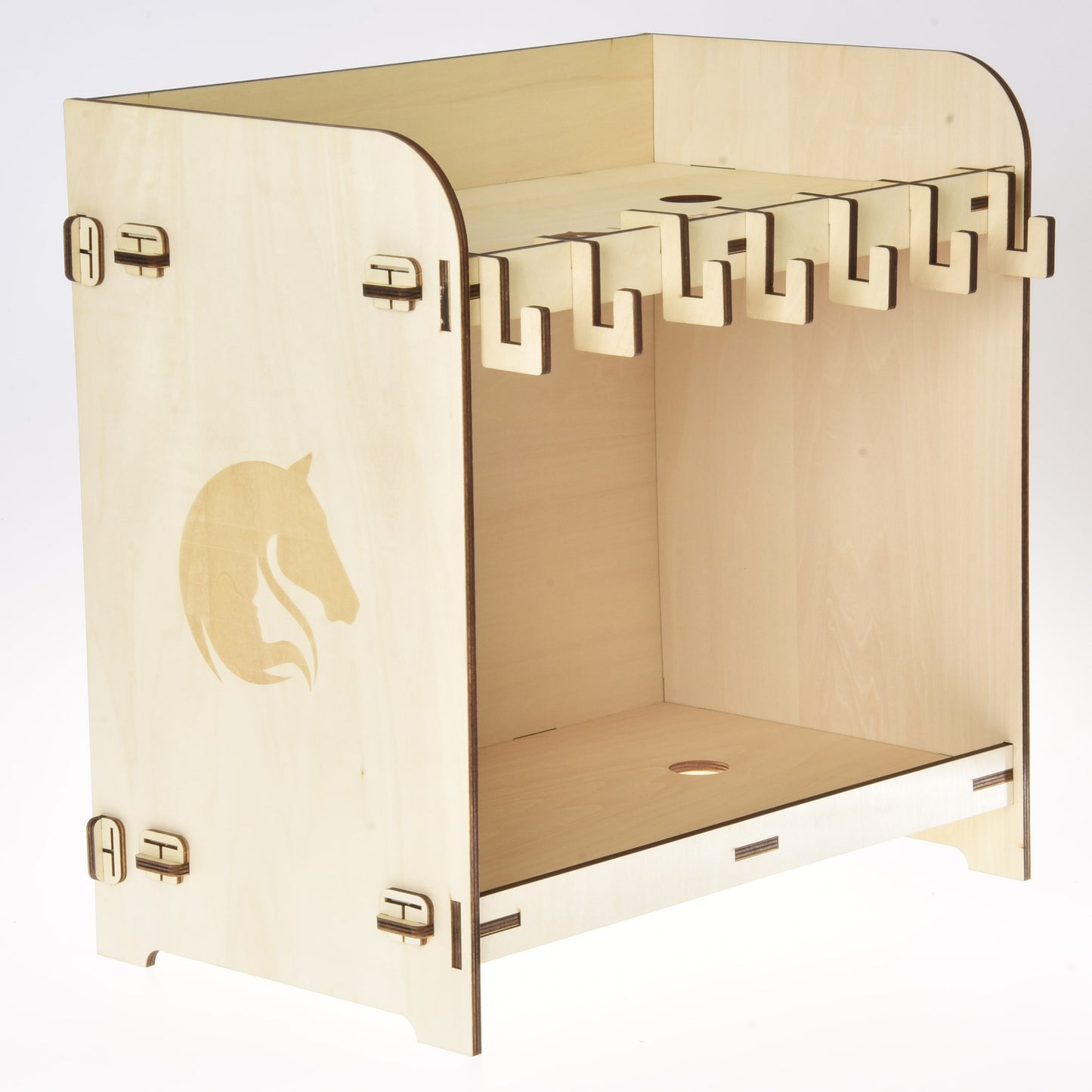 Écurie pour 2 chevaux-bâtons