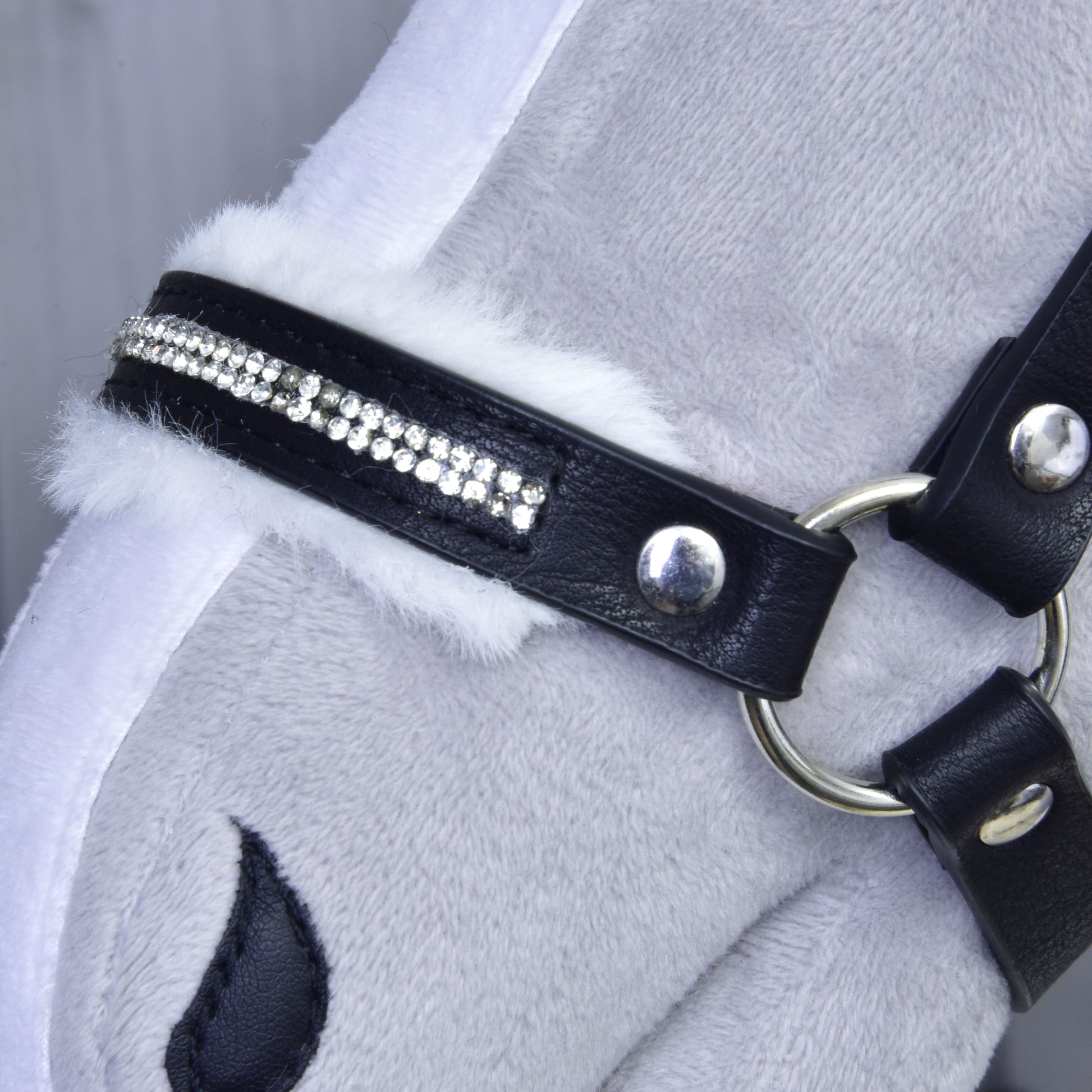 Licol avec fourrure - similicuir Espresso