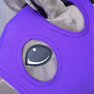 Masque de cheval sans oreilles Indigo