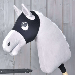 Masque de cheval sans oreilles Flamant rose