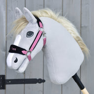 Licol en fourrure LarDen rose