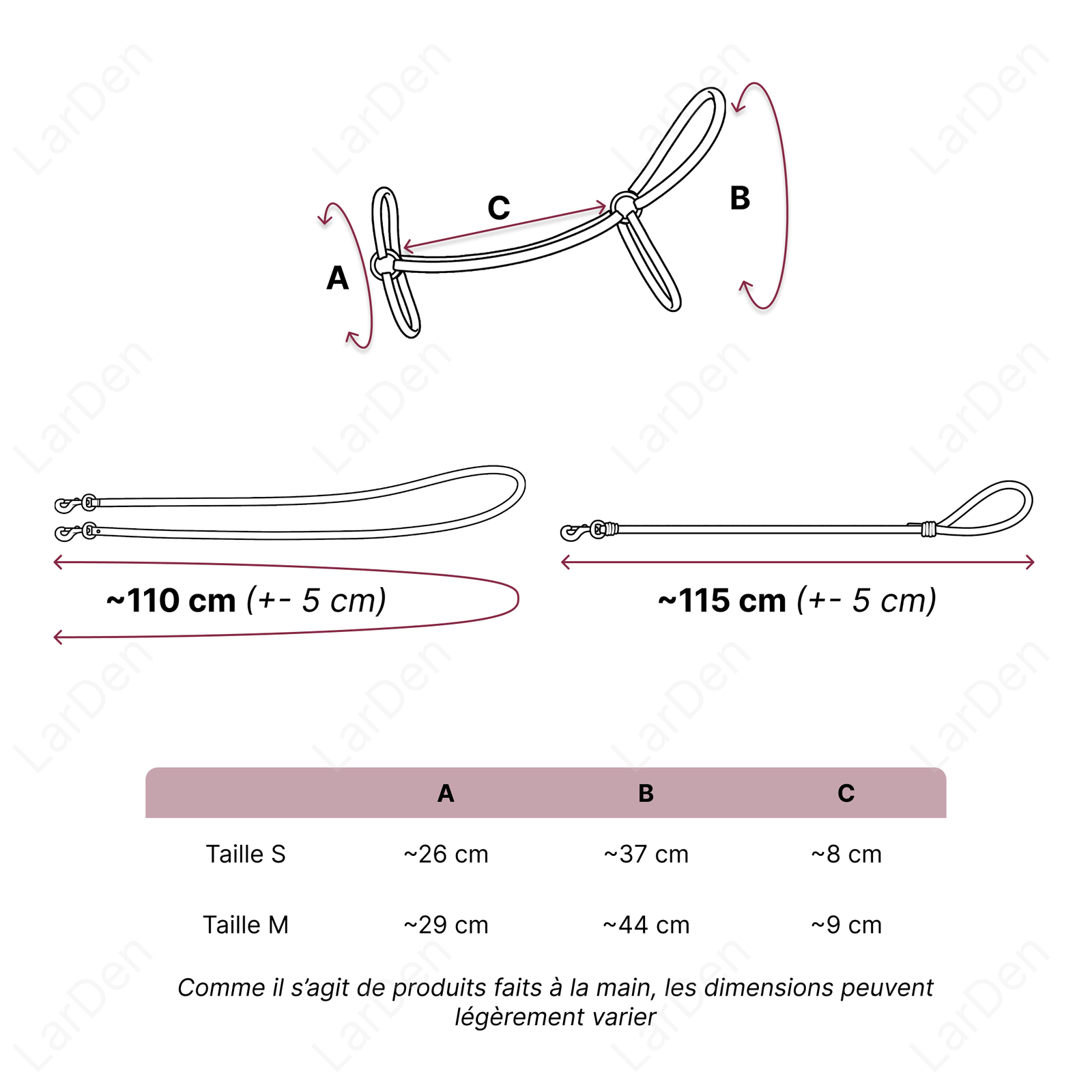 Size guide – Perfect Combination – FR
